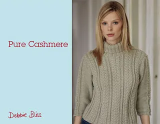 SALE Debbie Bliss Book: Pure Cashmere