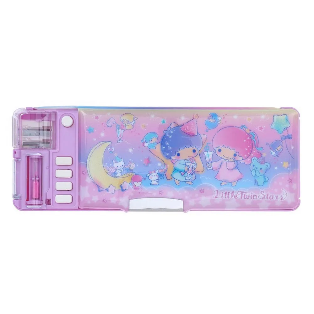 Sanrio Characters Sparkly Magic Pencil Case (with pencil sharpener)