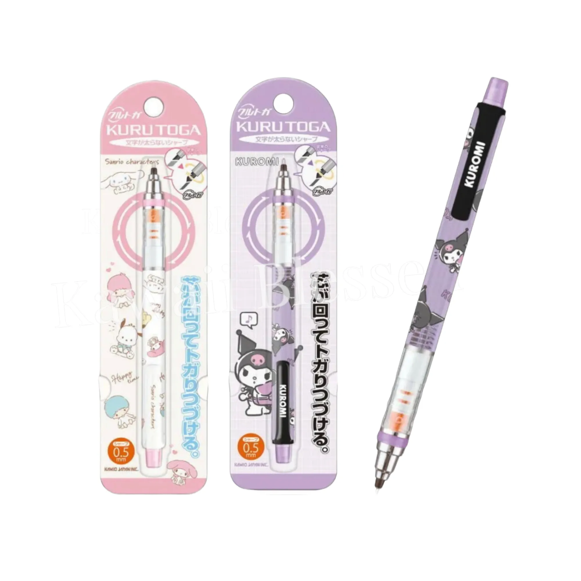 Sanrio Kurutoga pencil (Kuromi / Sanrio Characters)