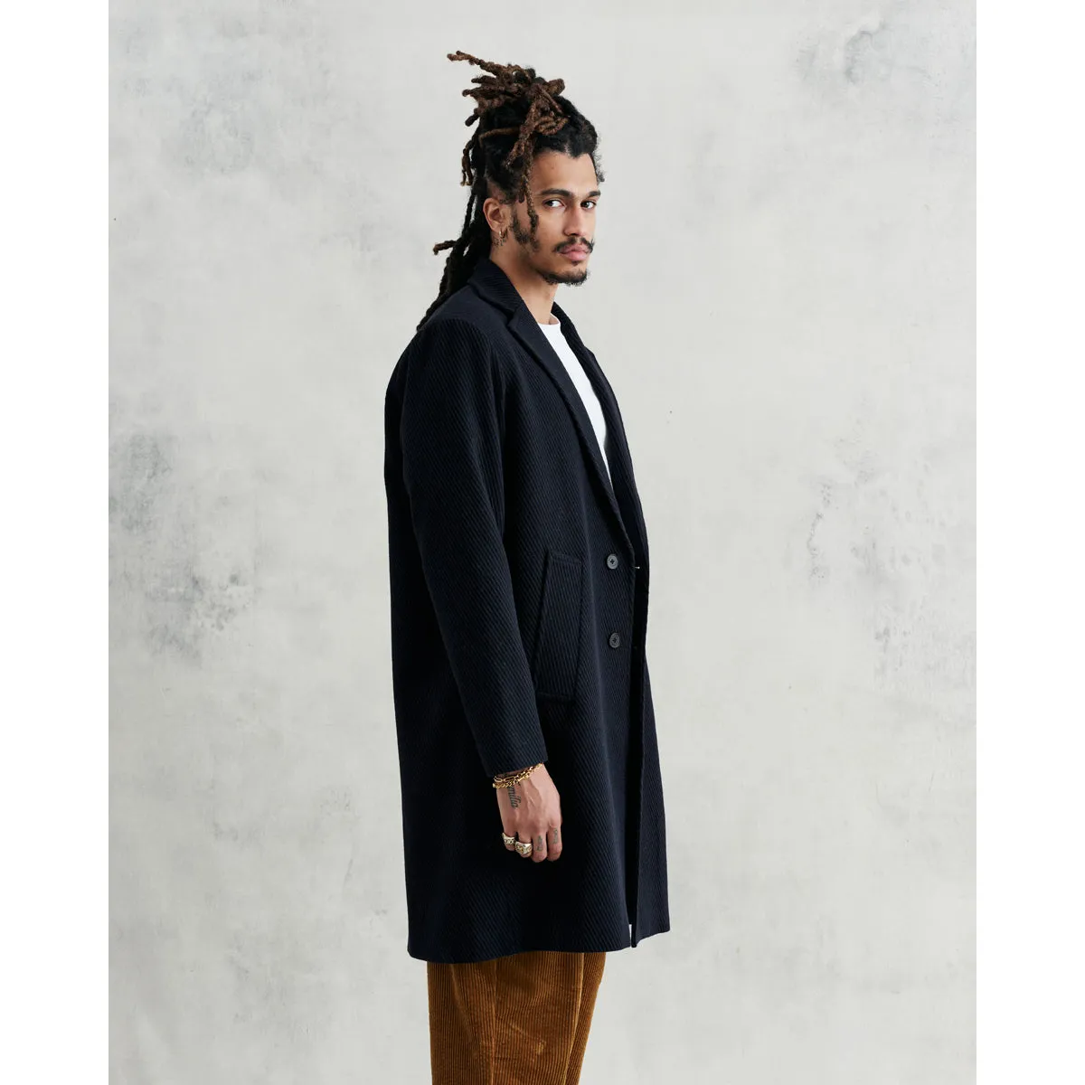 Sasso Coat | Navy