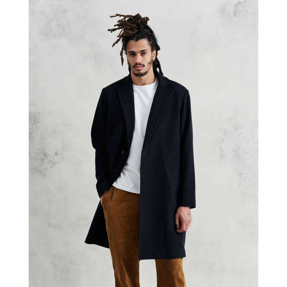 Sasso Coat | Navy