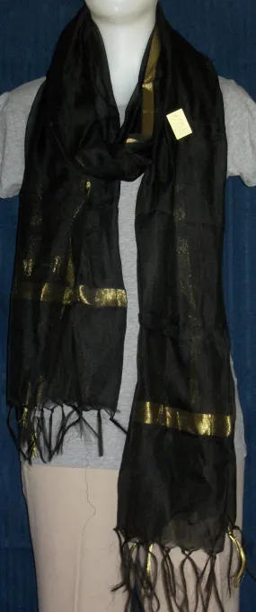 Scarf Stole Dupatta Black