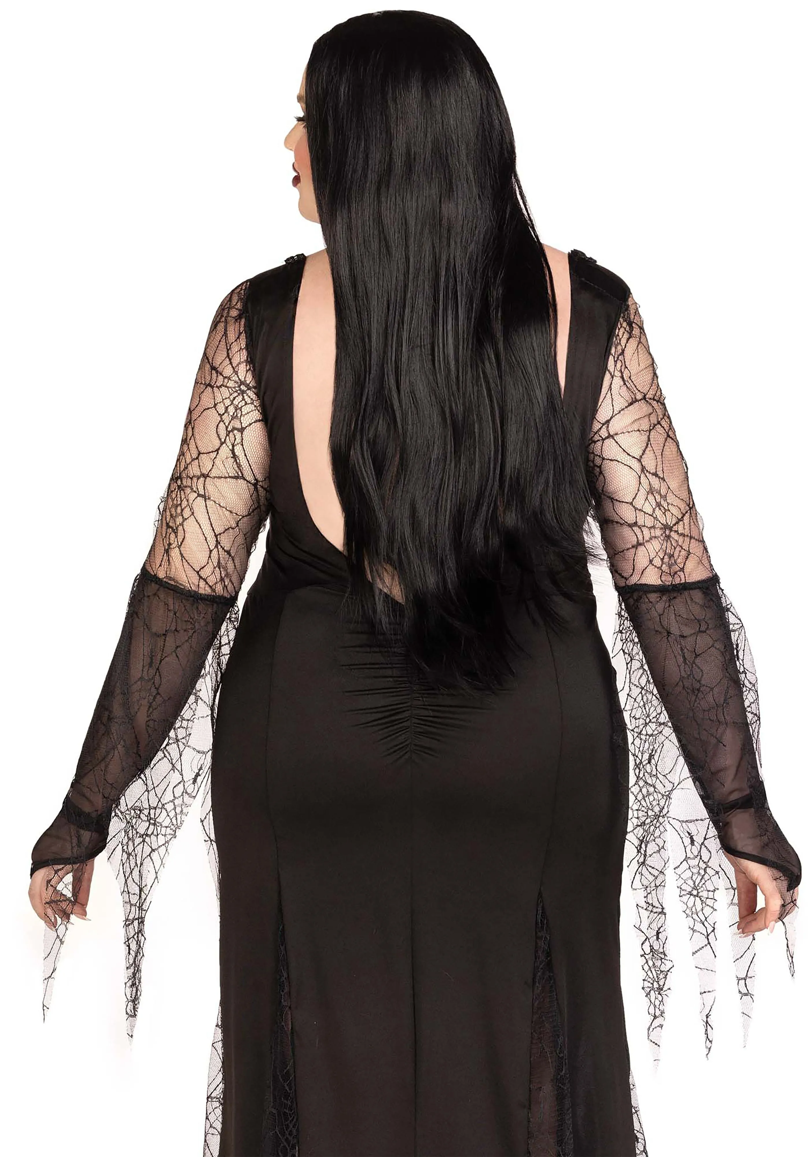 Sexy Spooky Morticia Halloween Costume