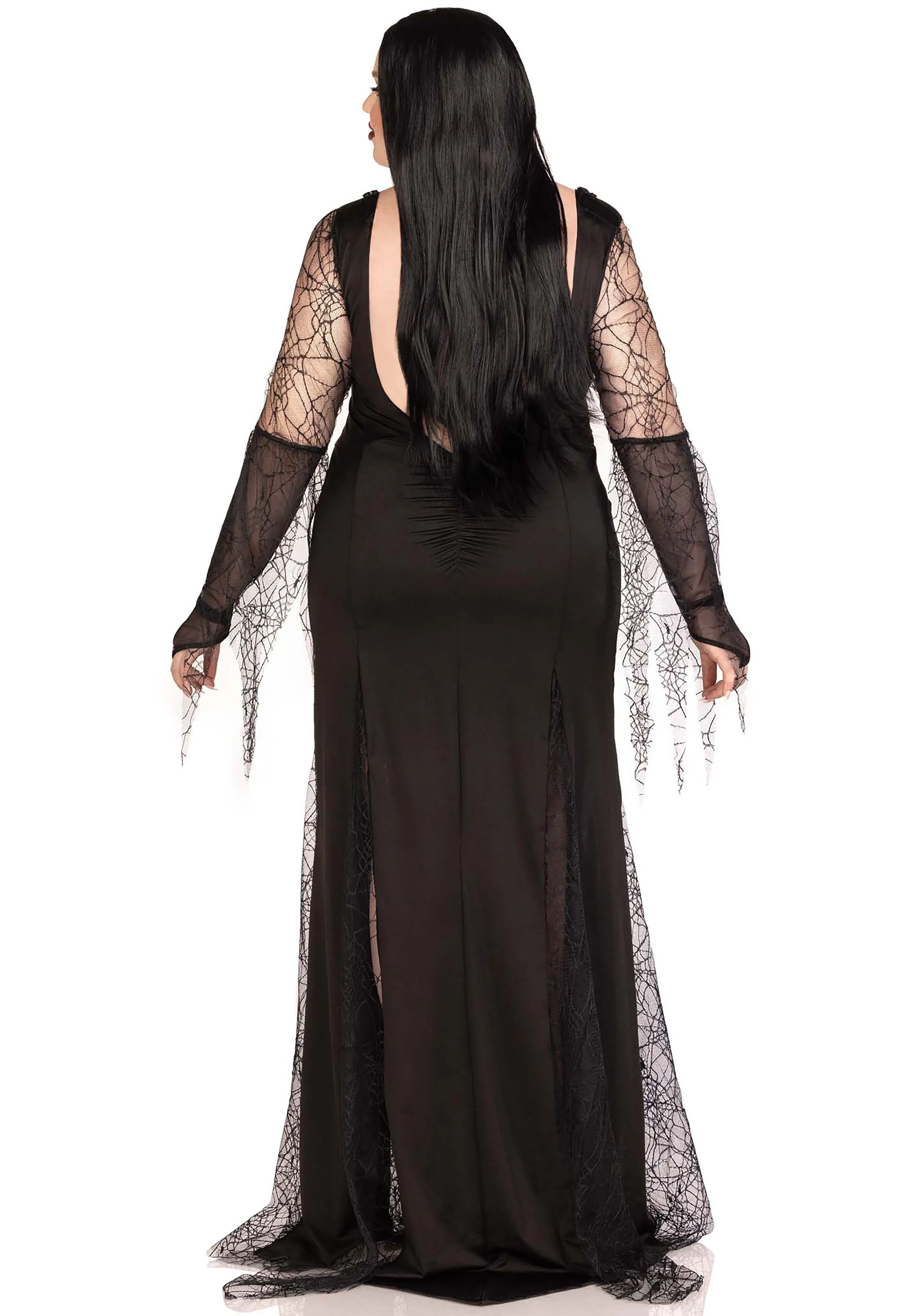 Sexy Spooky Morticia Halloween Costume