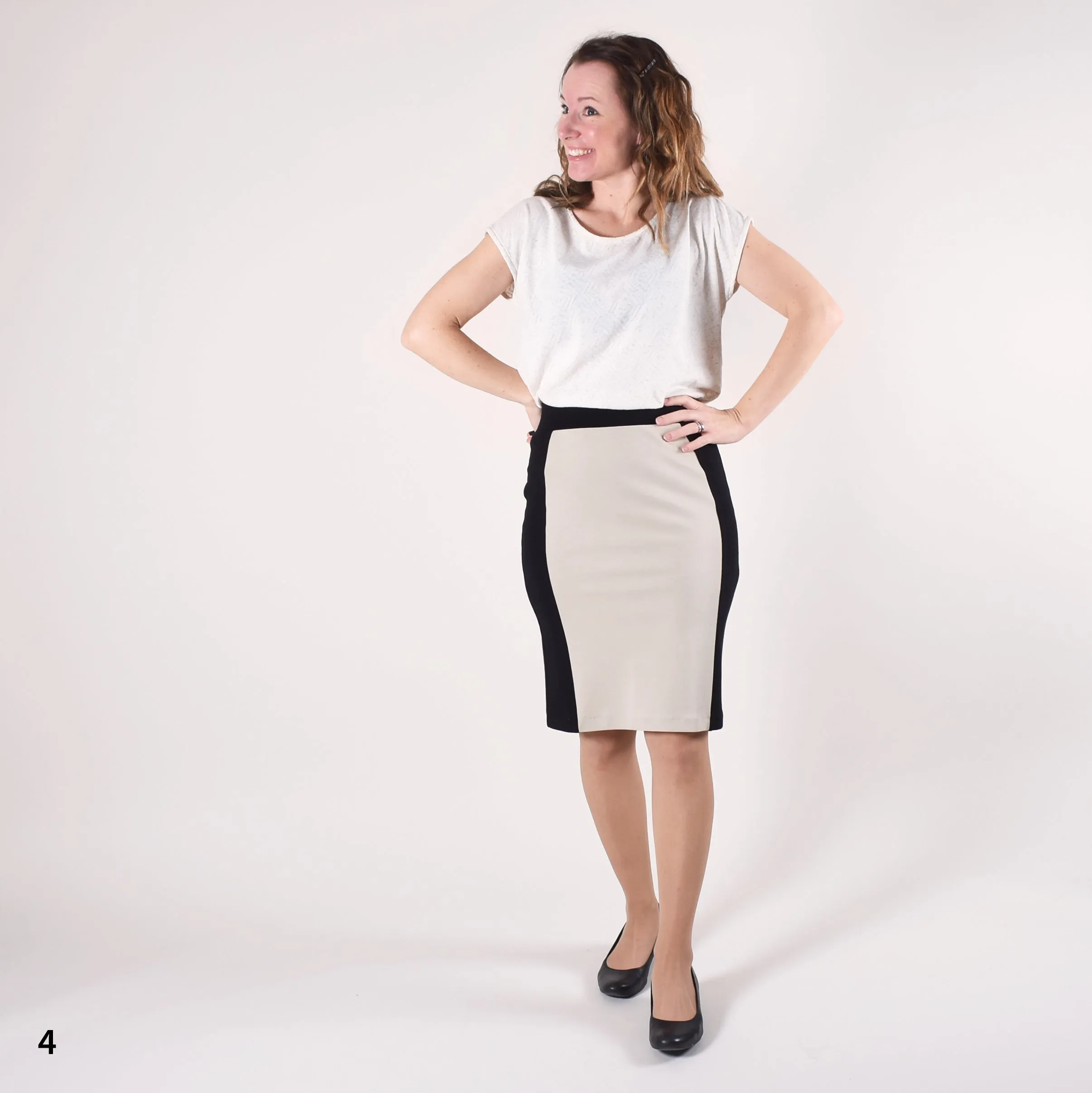 Sofia pencil skirt with variants