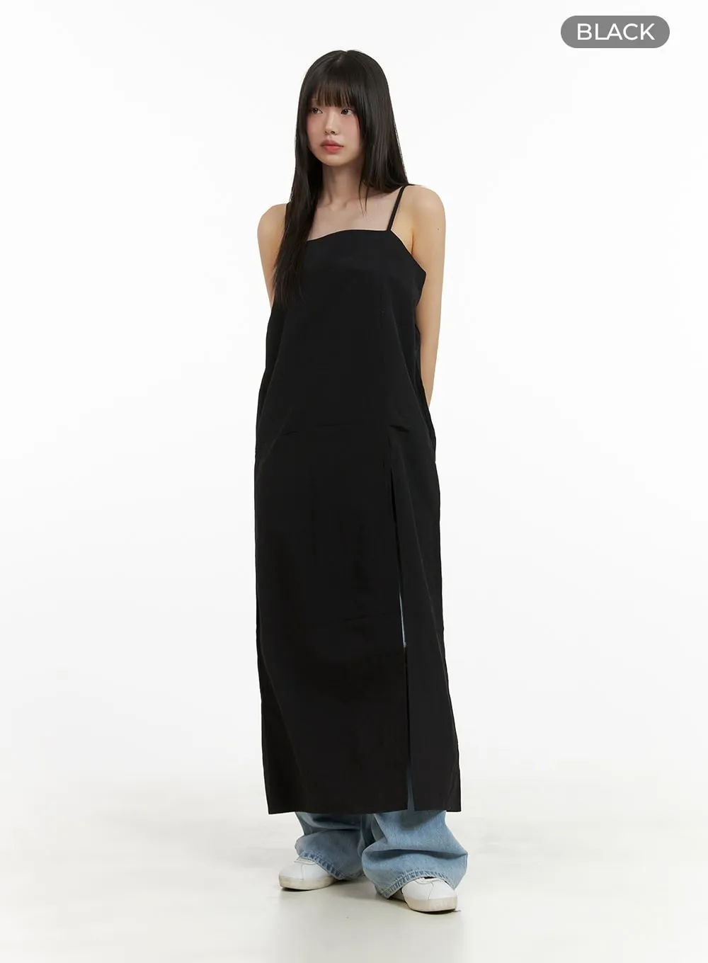 Square Neck Sleeveless Maxi Dress CY428