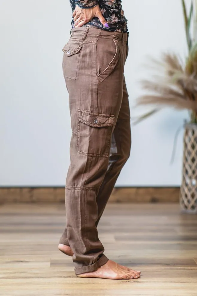 Straight Leg Soft Cargo Pant (Dex)