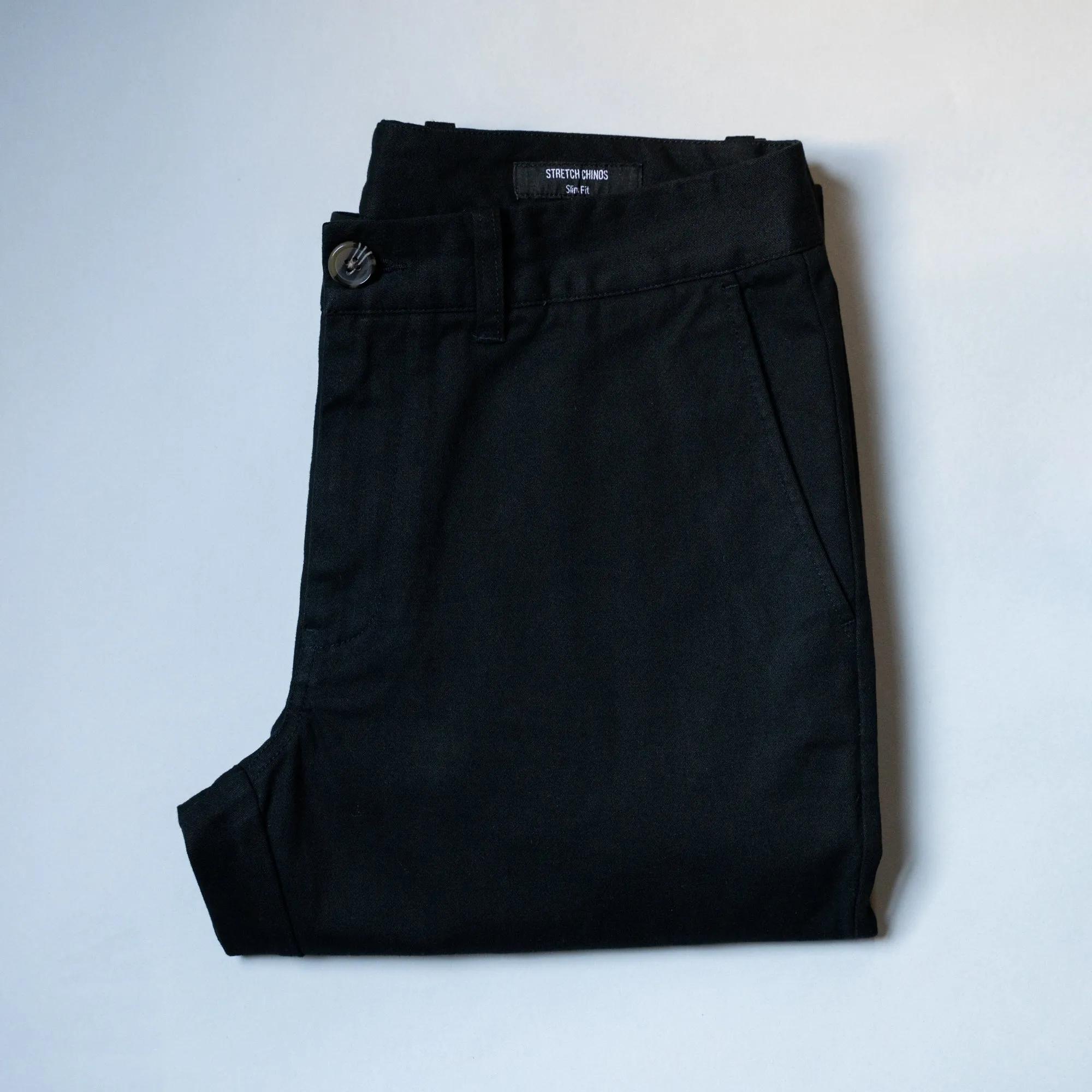 Stretch Chinos Standard Fit - Black