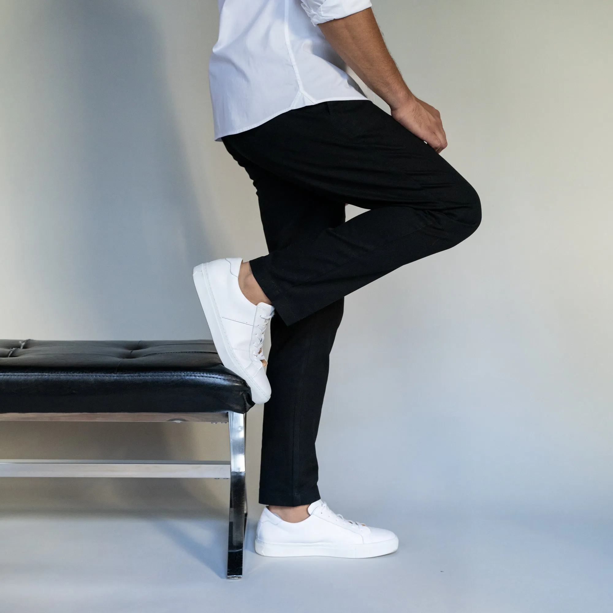 Stretch Chinos Standard Fit - Black