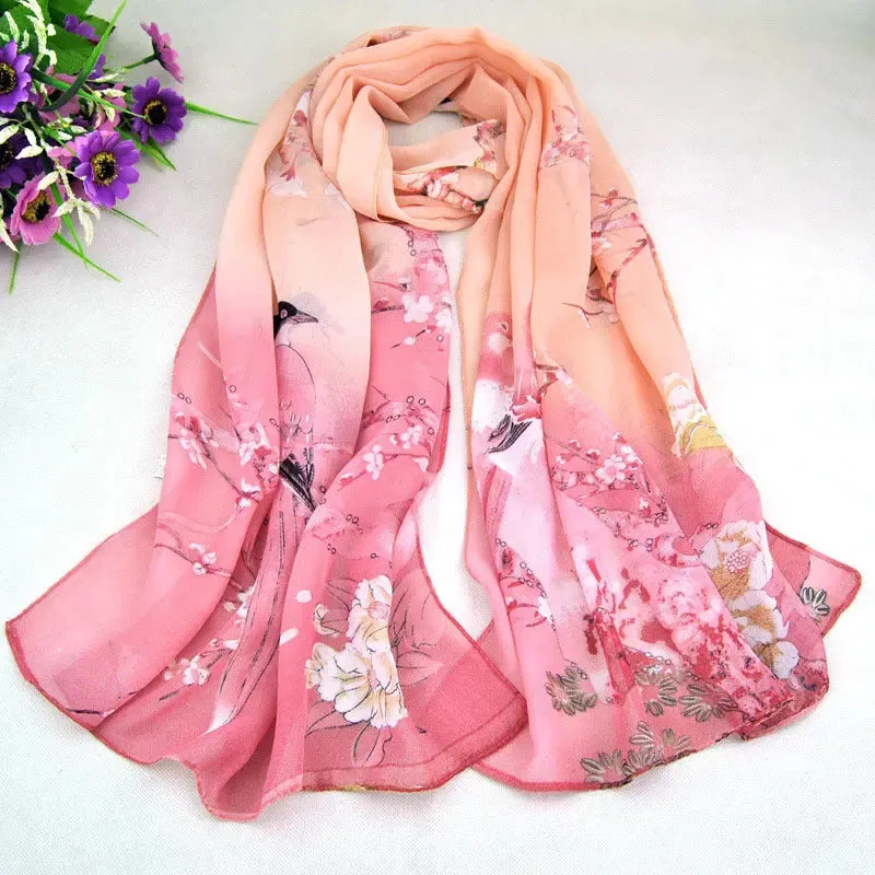 Sunscreen High Quality Thin Ladies Scarf