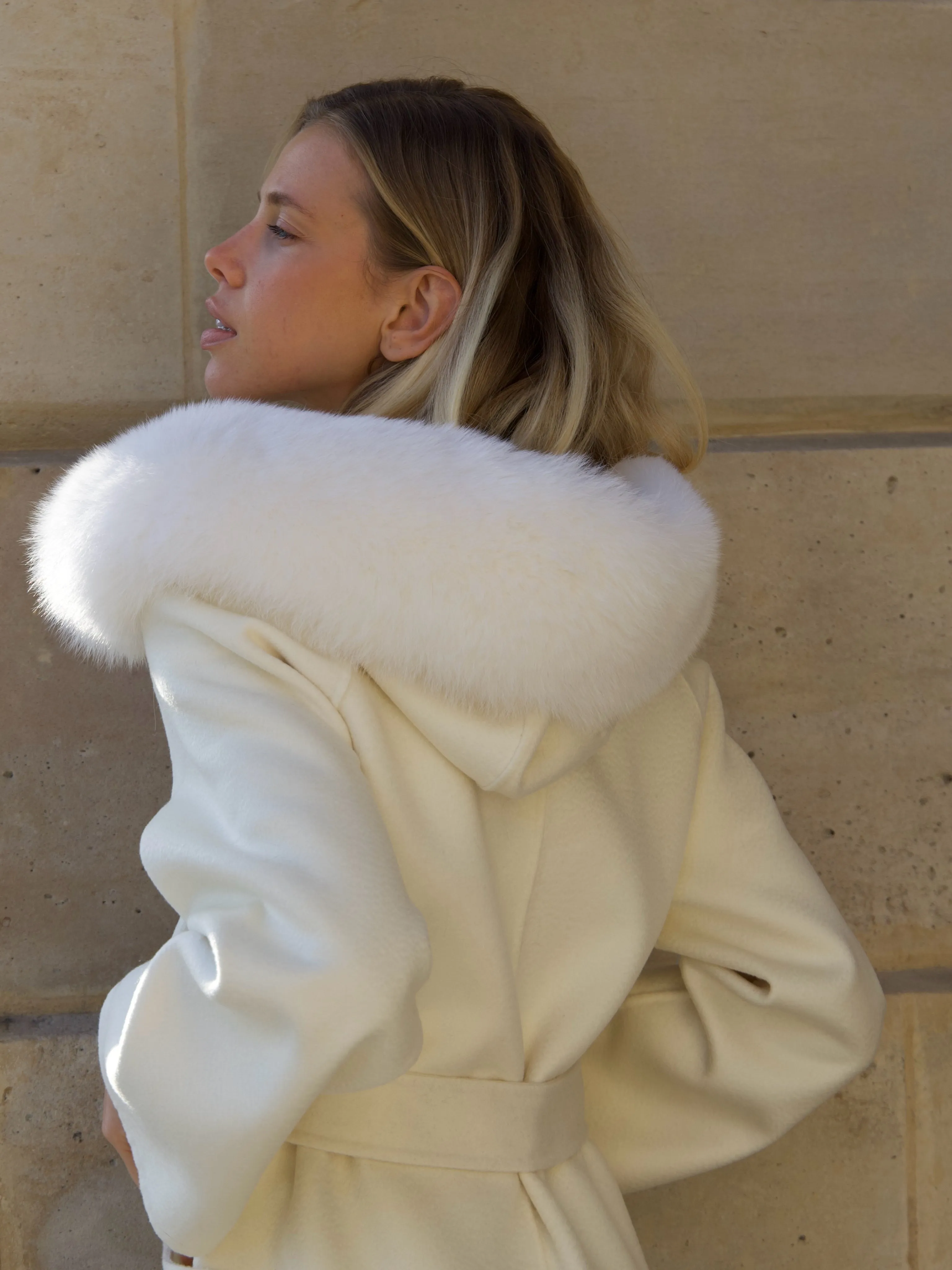 The Paris Coat Ivory