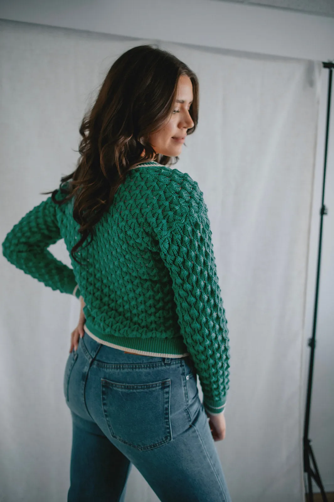 The Sybil Sweater by Heartloom - Jade