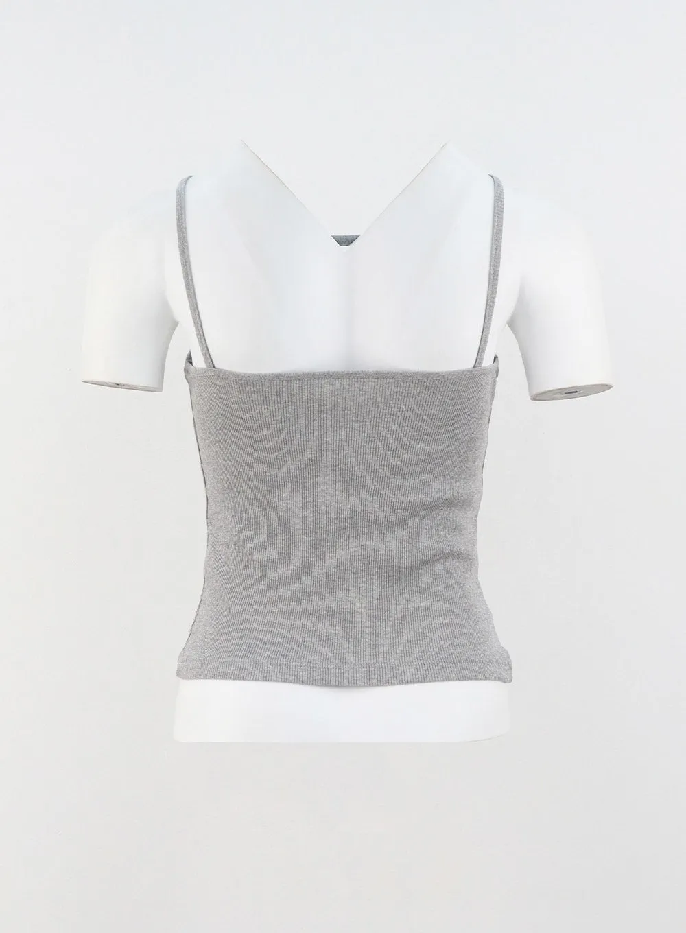 Thin Strap Knit Top CU319