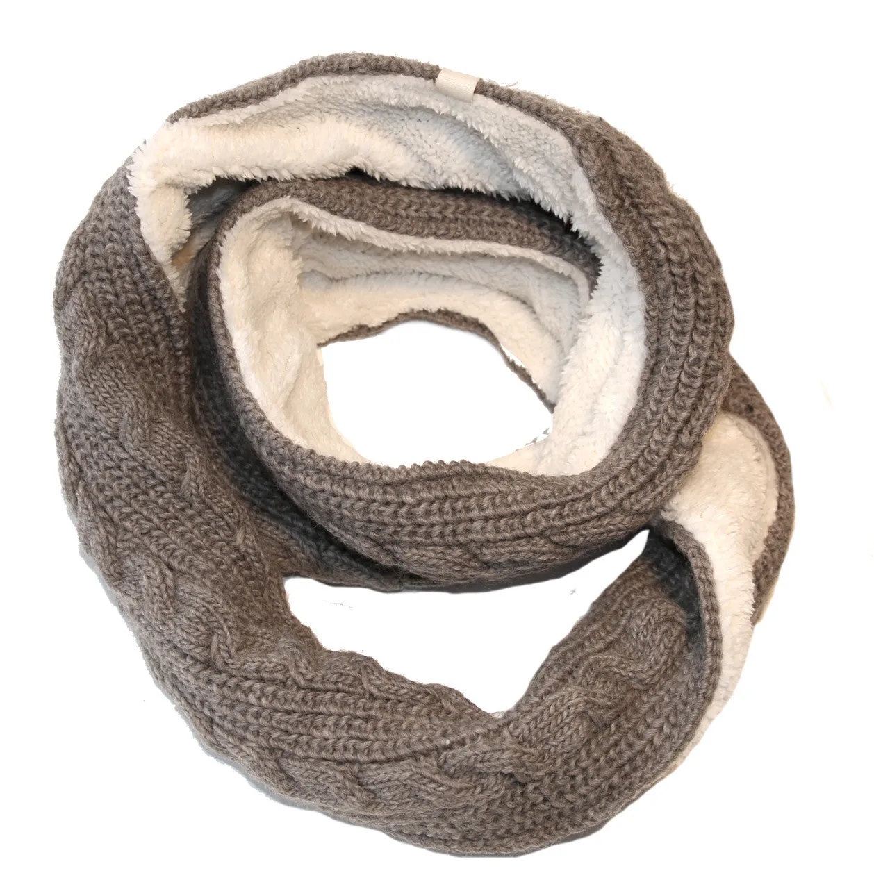 Trinitas Sherpa Lined Infinity Scarf