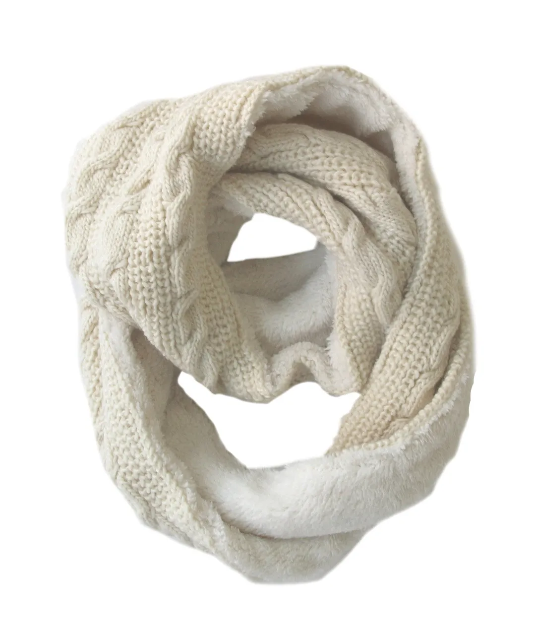 Trinitas Sherpa Lined Infinity Scarf