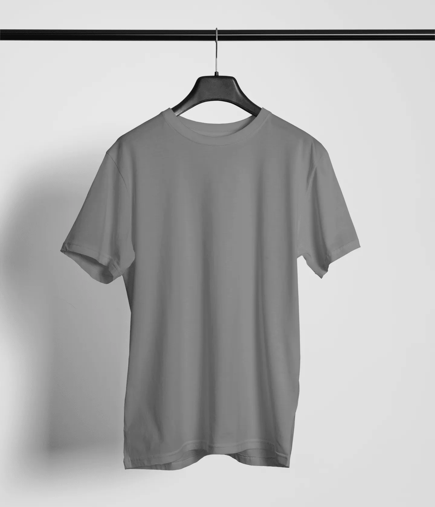 Unisex Regular Fit T-Shirt - 100% Cotton, Bio-Washed (Grey Melange)