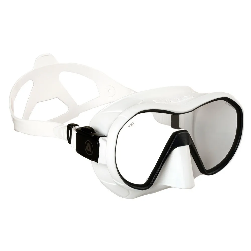 Used Apeks VX1 Dive Mask - White/White, Pure Clear Lens