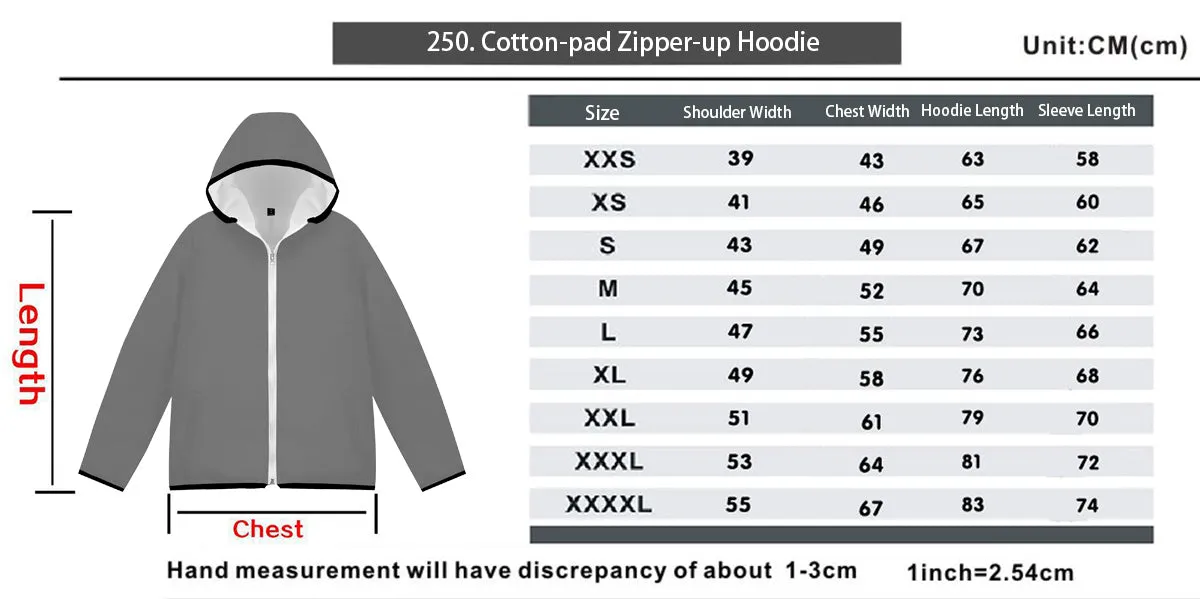 Vibz Cotton-pad Zipper-up Hoodie