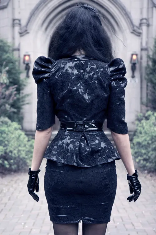 Victorian lace overlay Jacket