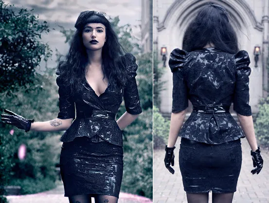 Victorian lace overlay Jacket