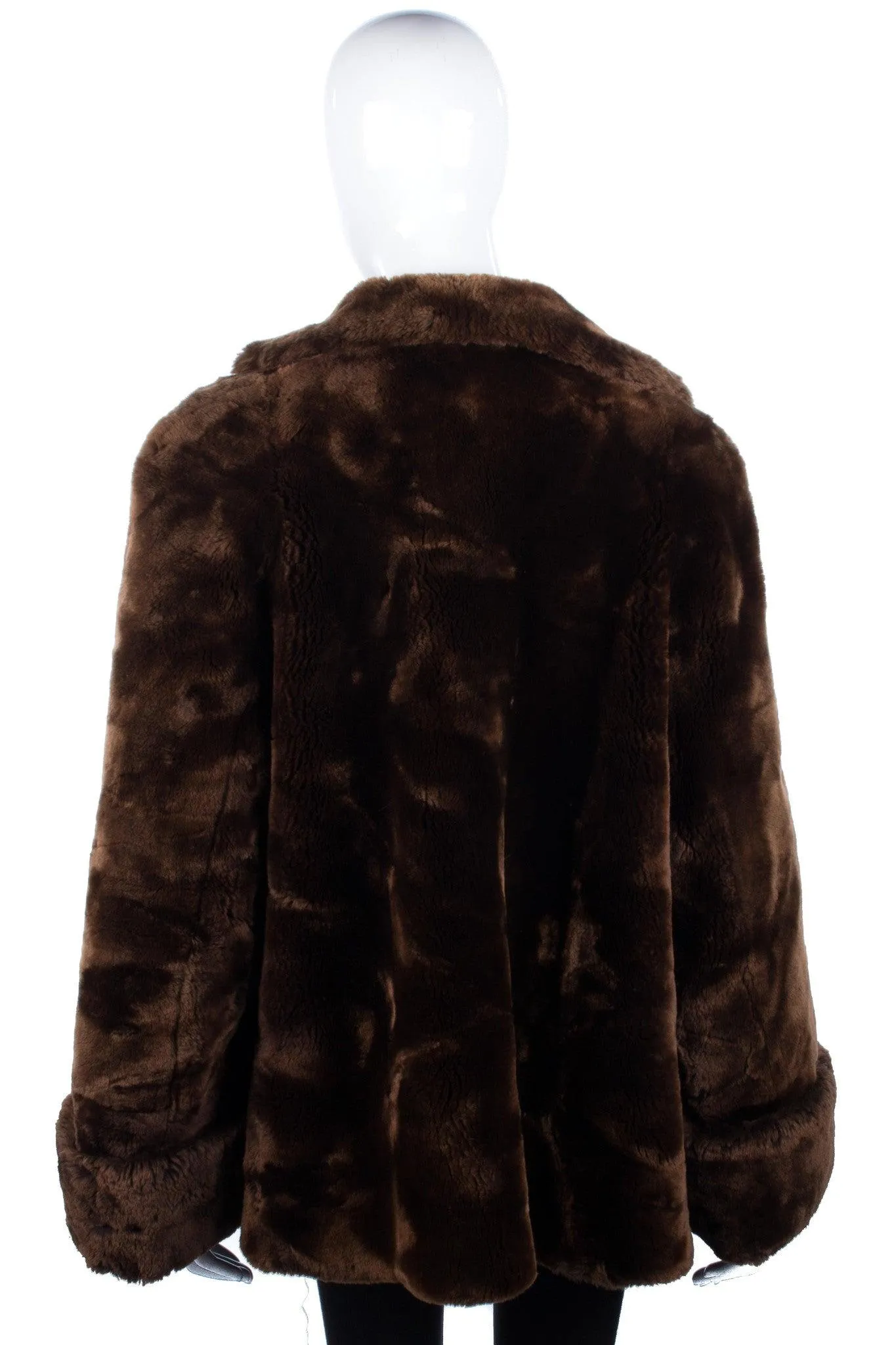 Vintage brown fur coat