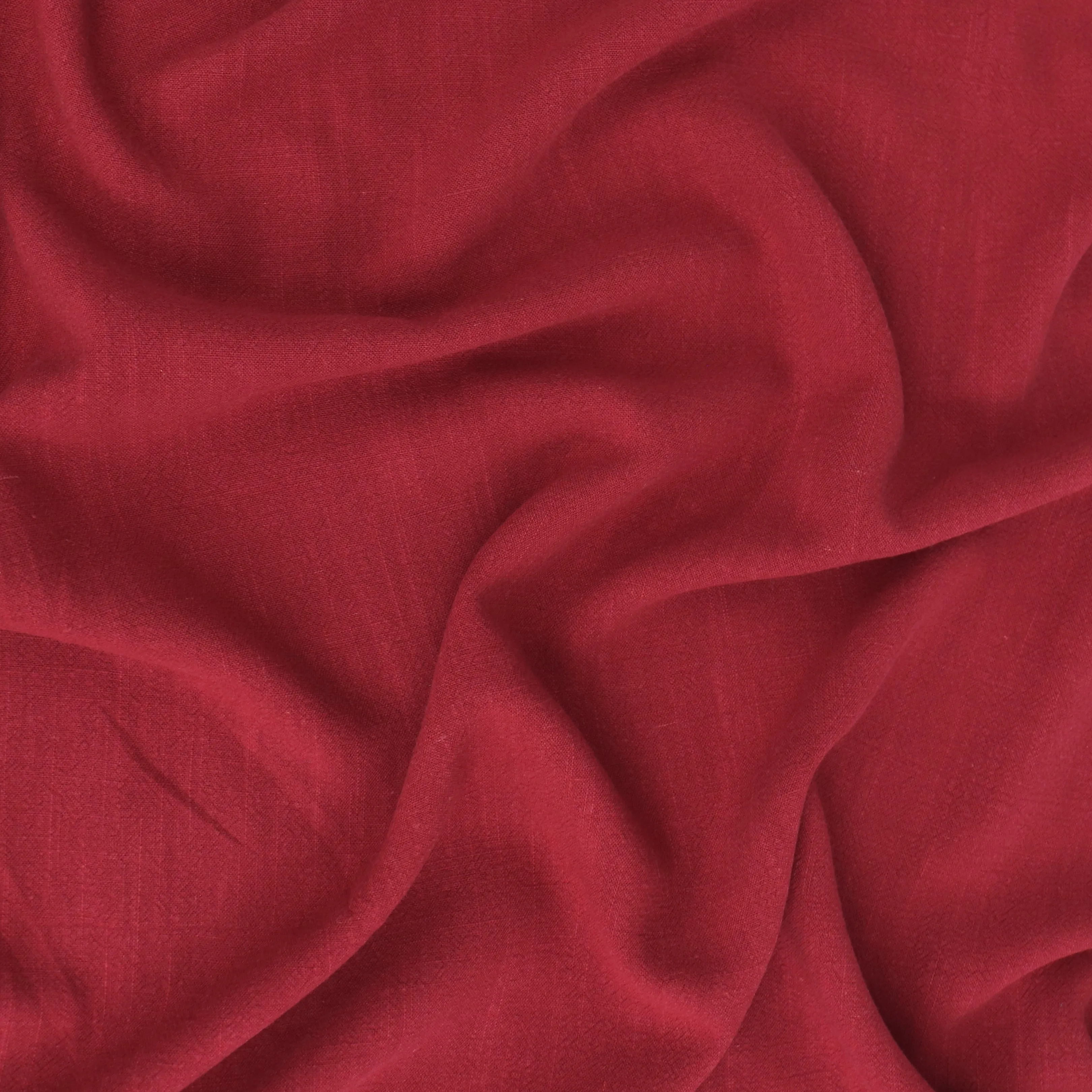 Viscose Linen Slub - Red