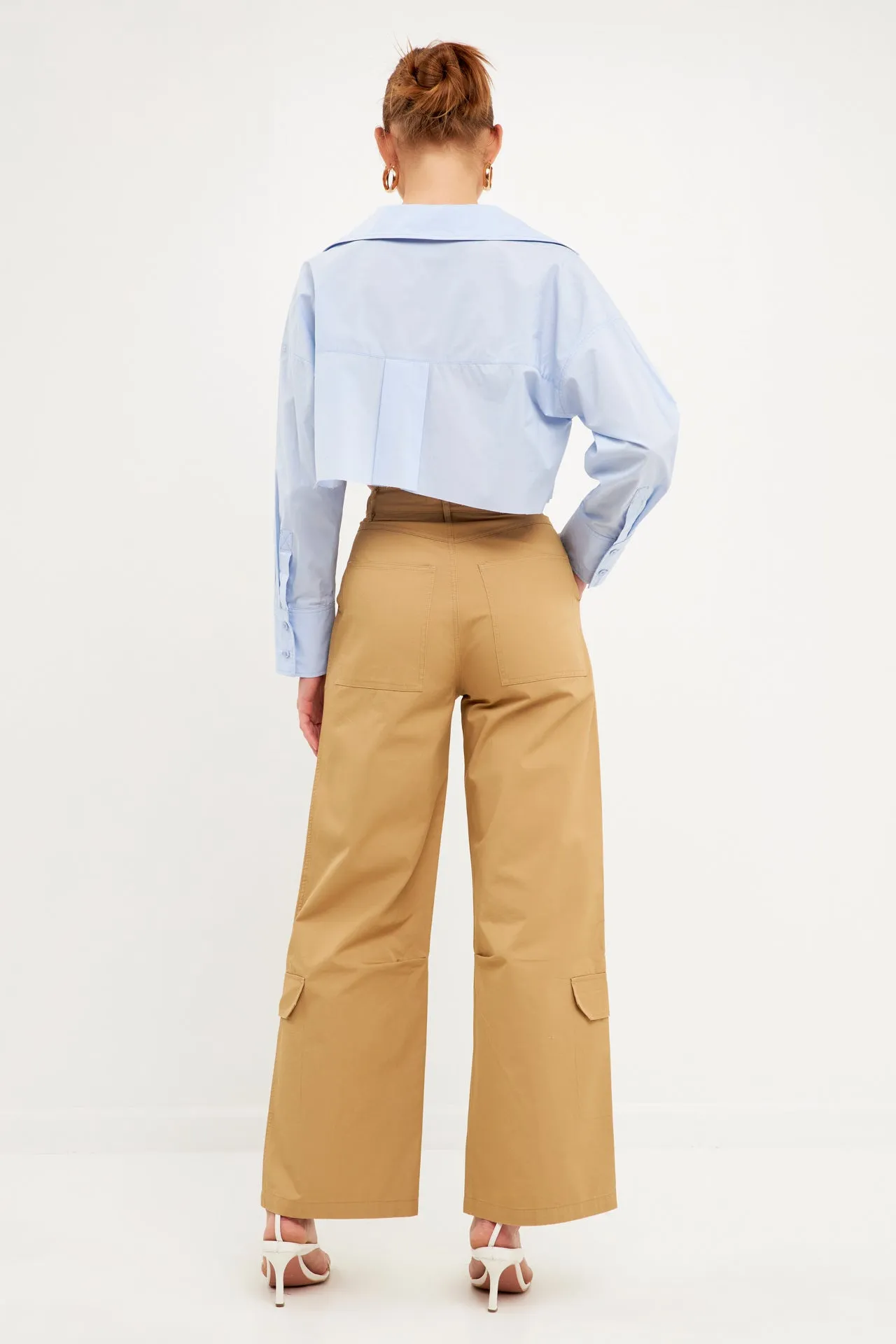 Wide Leg Cargo Pants - Final sale