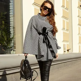 Women Winter Woolen Cape Tops