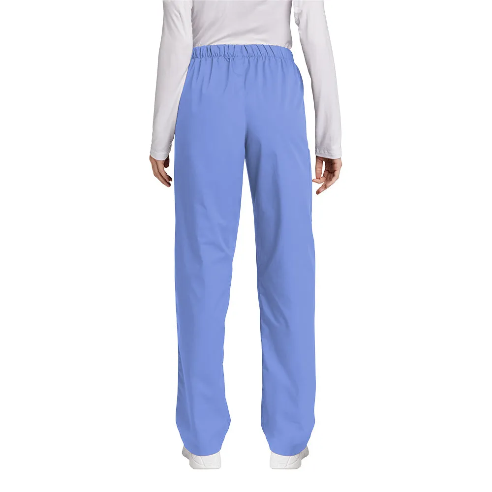 WonderWink® Women’s WorkFlex™ Mock Wrap Cargo Pants - Ceil Blue