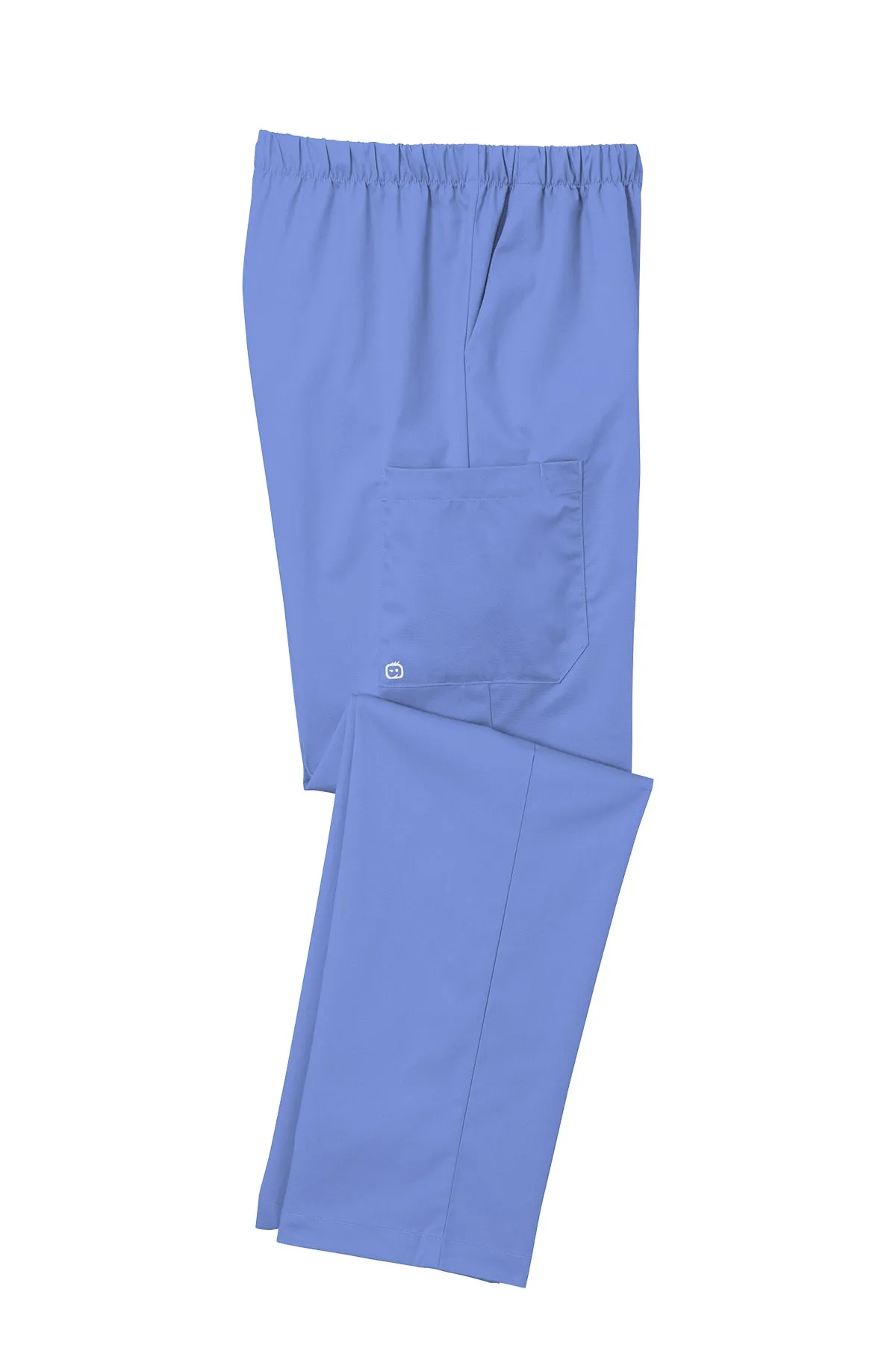 WonderWink® Women’s WorkFlex™ Mock Wrap Cargo Pants - Ceil Blue