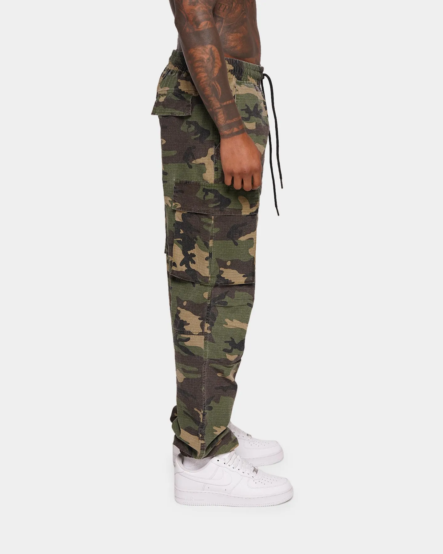 XXIII Adnan Camo Cargo Pants Washed Camo