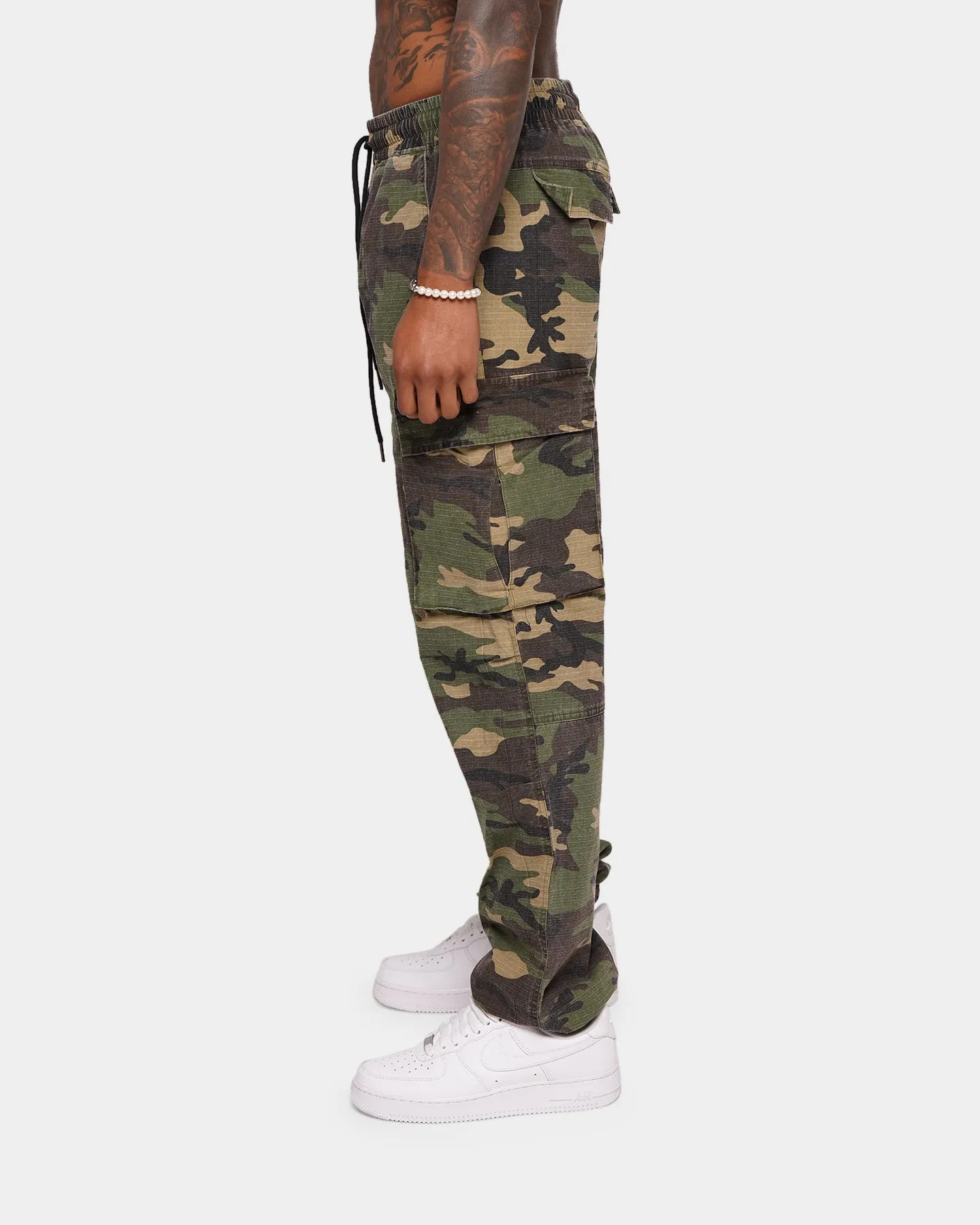 XXIII Adnan Camo Cargo Pants Washed Camo